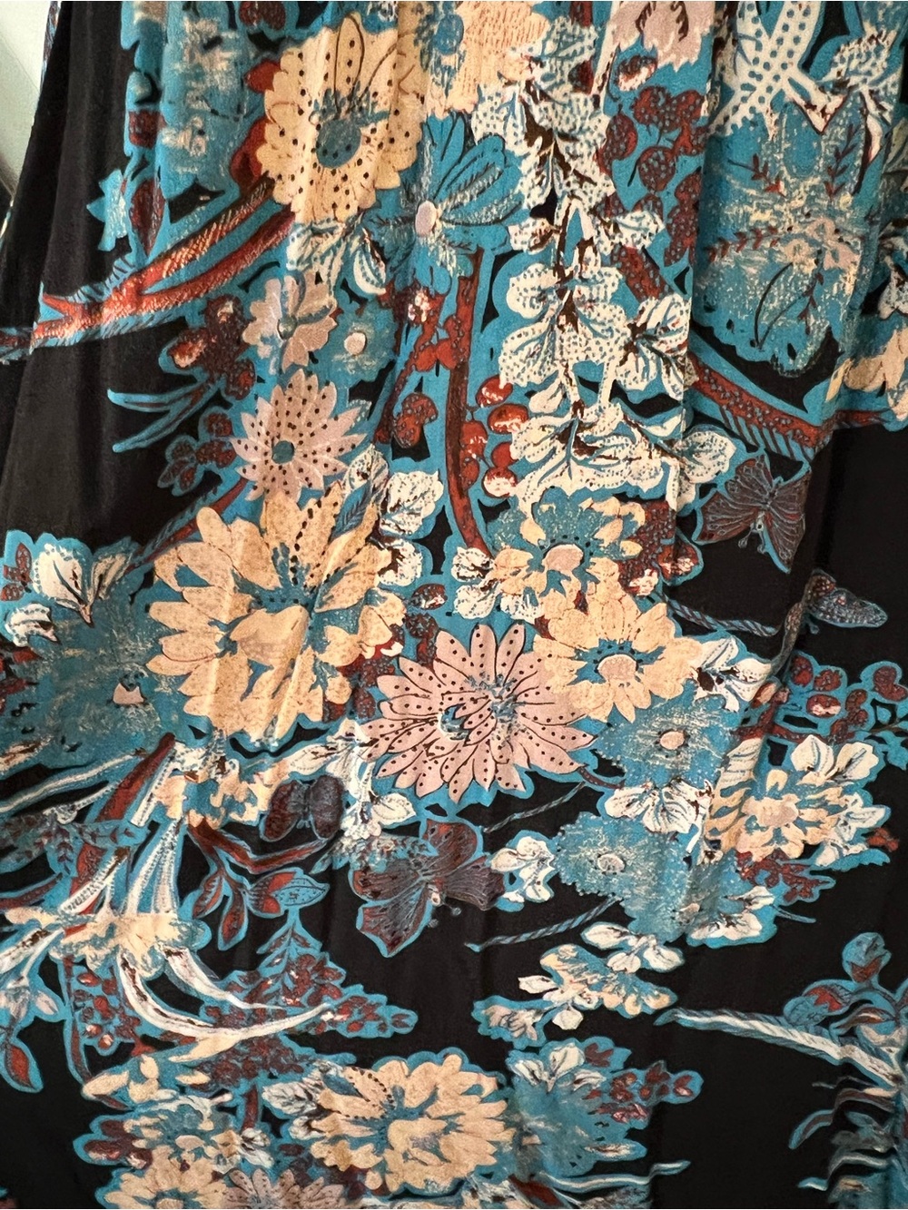 Free People Maxi Through The Vine Dress XS Floral Maxi Dress Boho - Picture 8 of 11